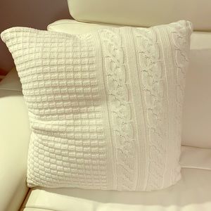 Pottery Barn White pillow case